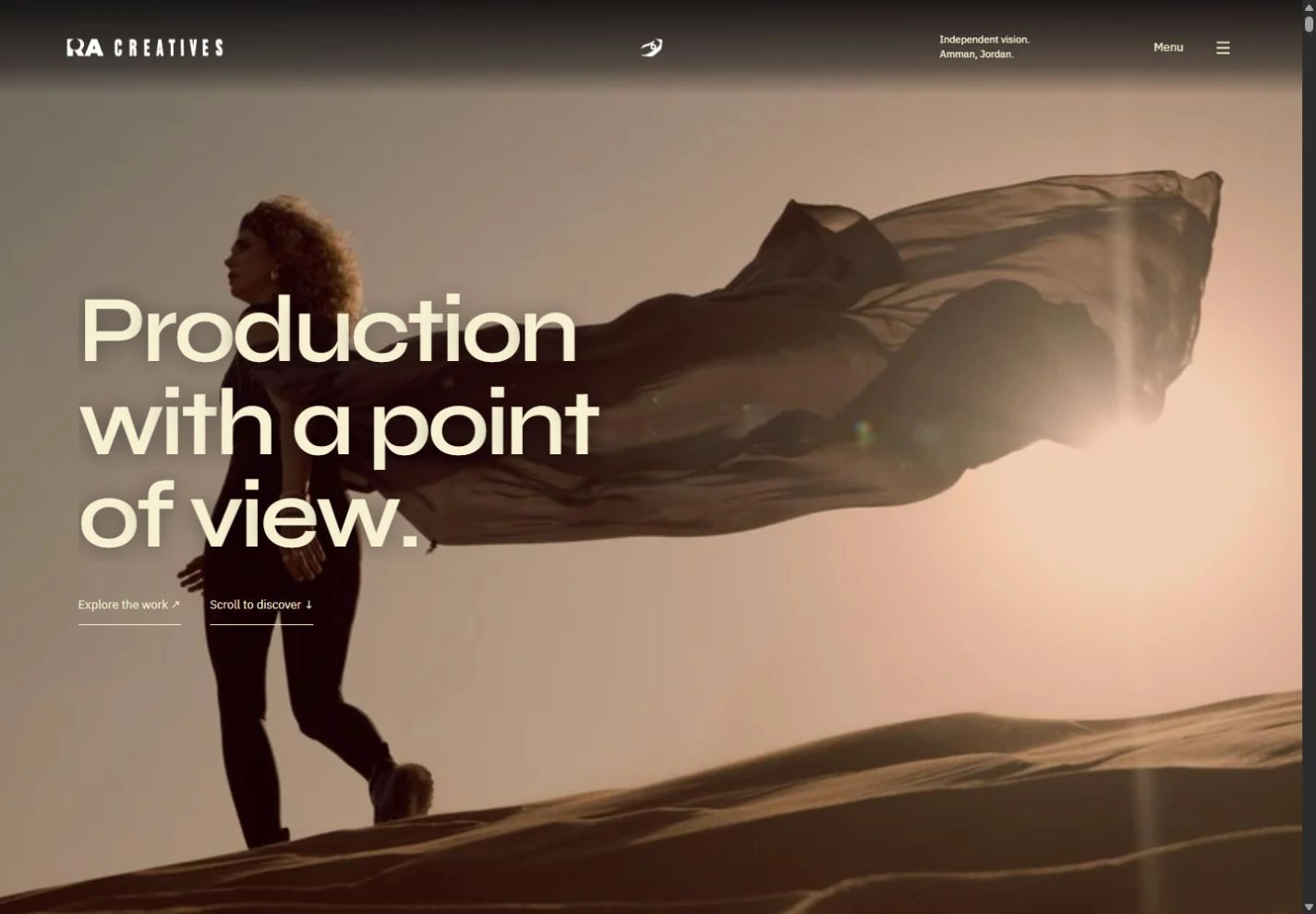 Complete genuine capture of the RA Creative House film and photography website