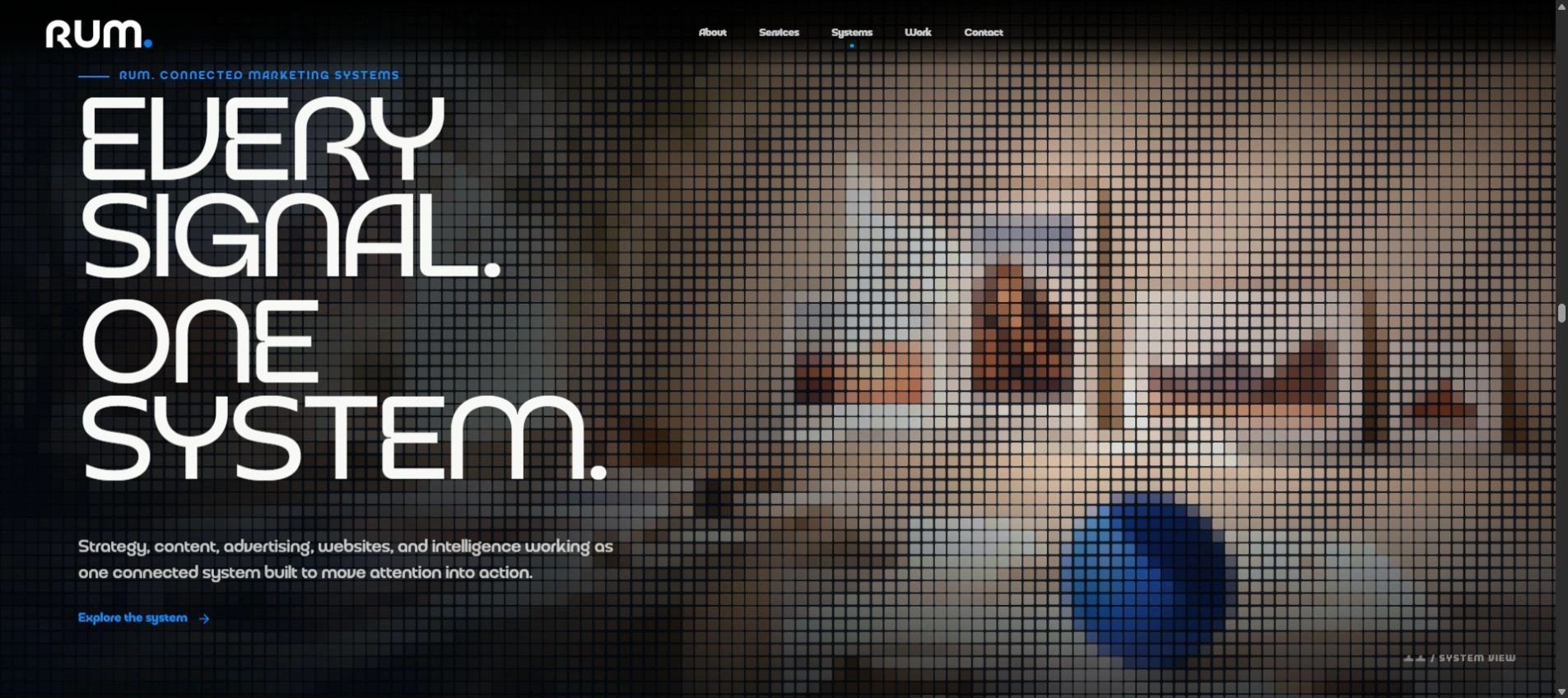 RUM Marketing Agency — genuine website capture 1